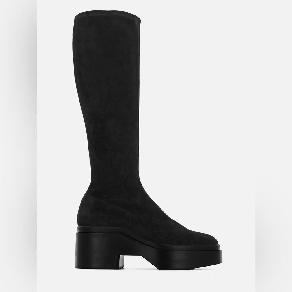 New Clergerie Black Over the Knee platform Boots - 7.5 / 38UK